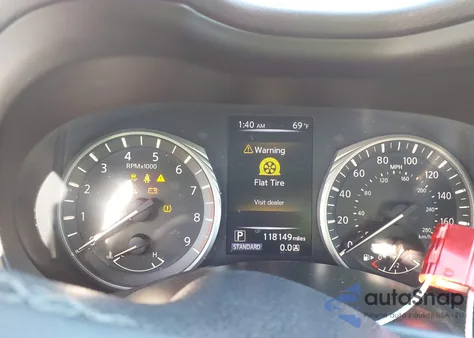 2018 Infiniti Q50 3.0T Luxe z USA, uszkodzony, nr VIN JN1EV7AR8JM442292